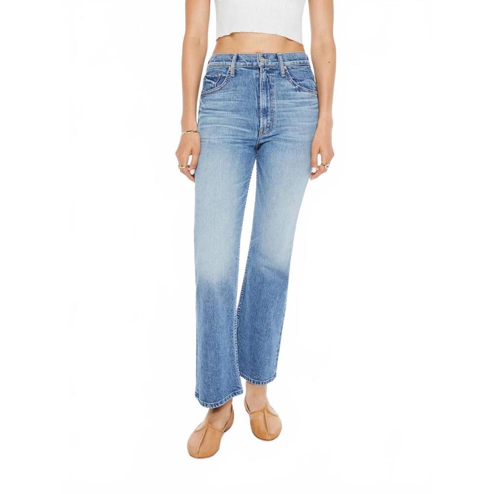 NEW MOTHER scooter ankle jeans in i'm a winner